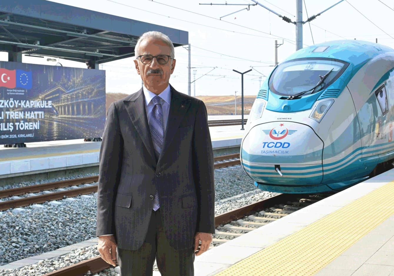 Halkalı-Kapıkule hızlı tren hattında açılış hazırlığı