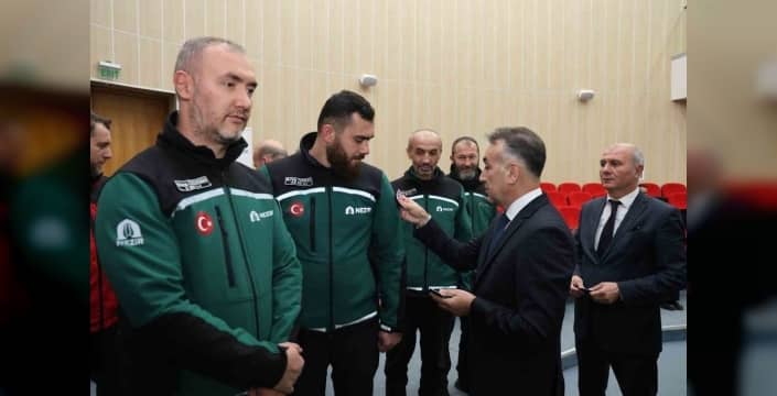 Karabük'te arama kurtarma ekiplerine AFAD akreditasyonu verildi