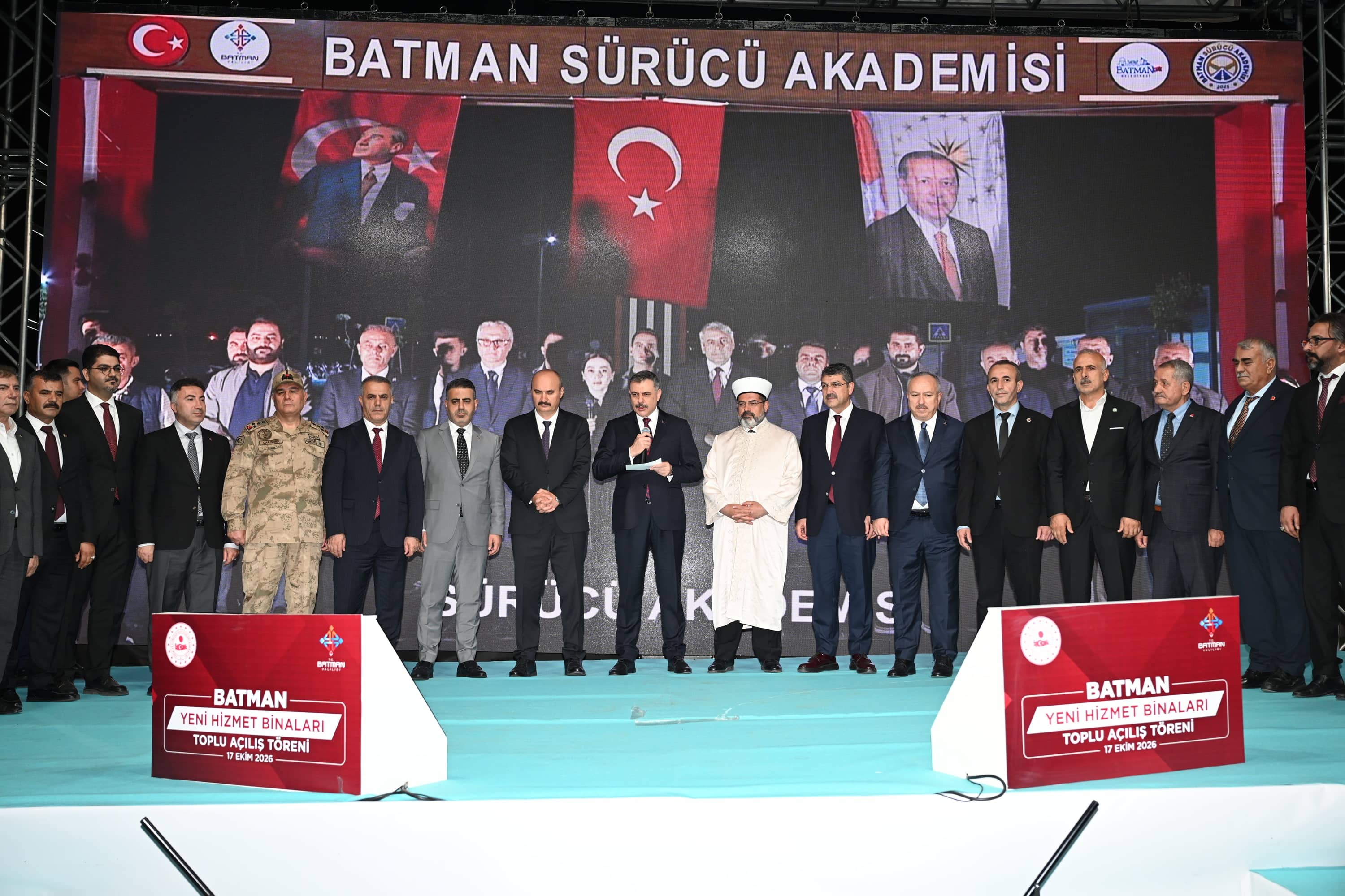 İçişleri Bakanımız Mustafa Çiftçi, Batman’da Kamu Yatırımlarının Toplu Açılış Törenine Katıldı
