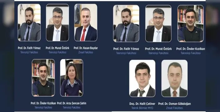 Isparta Uygulamalı Bilimler Üniversitesi'nden 7 isim dünya listesinde