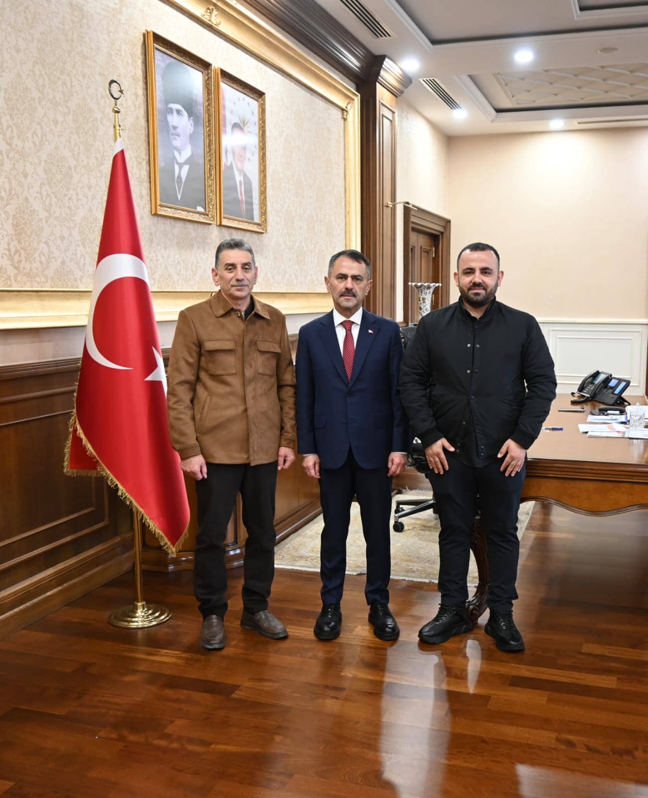 Mehmet Dirim'den Vali Aktaş'a makam ziyareti