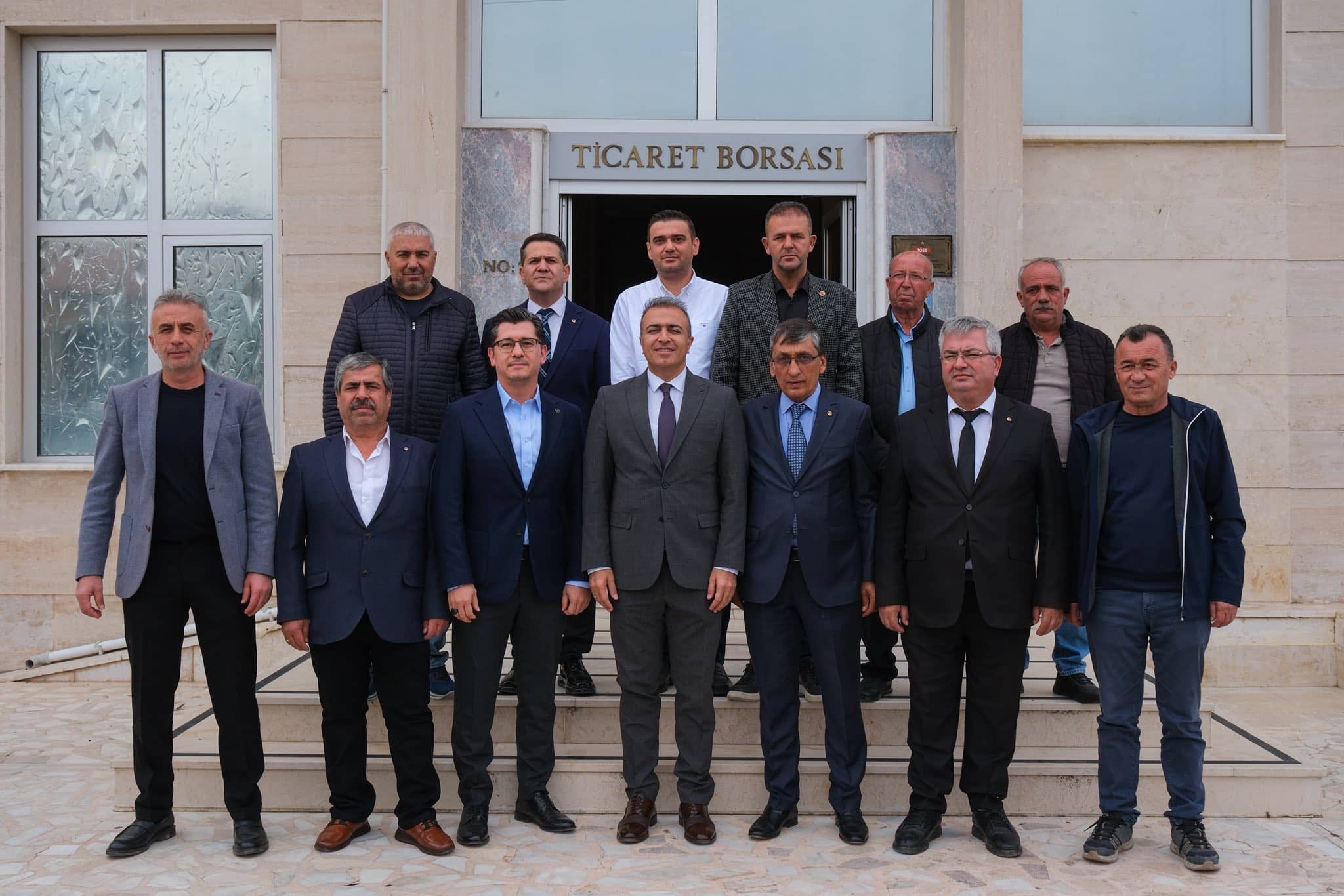 Karaman Ticaret Borsası Başkanı Çavaş'a makamda tebrik ziyareti
