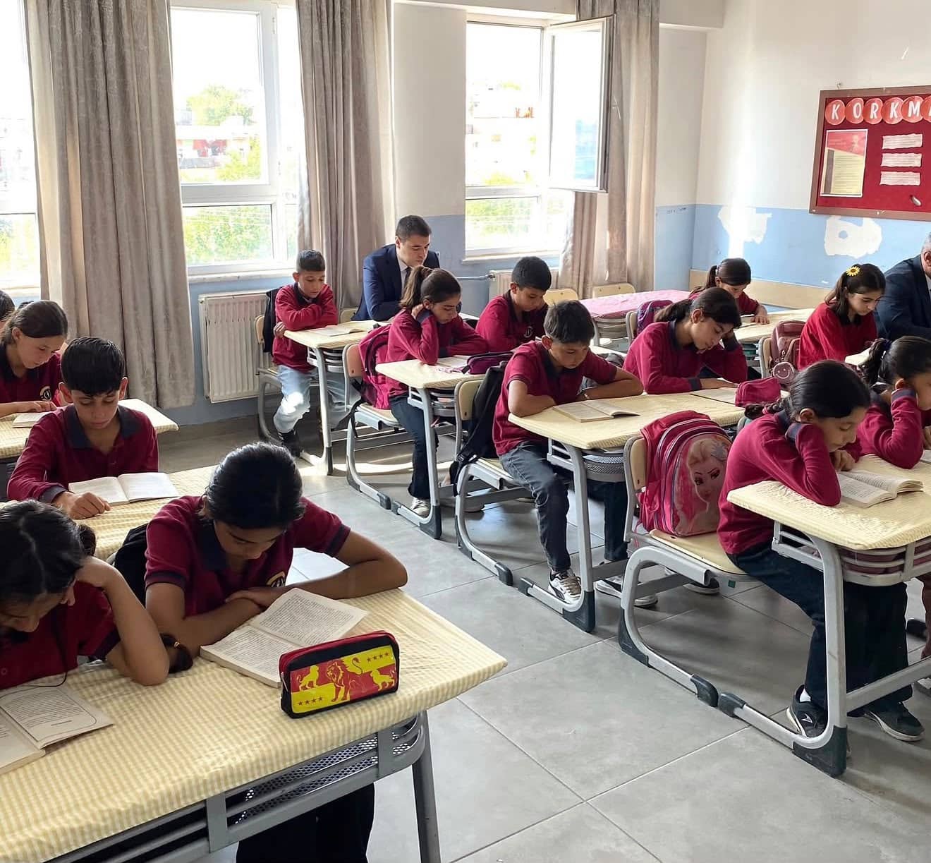 Mardin'de okul ziyareti ve kitap etkinliği