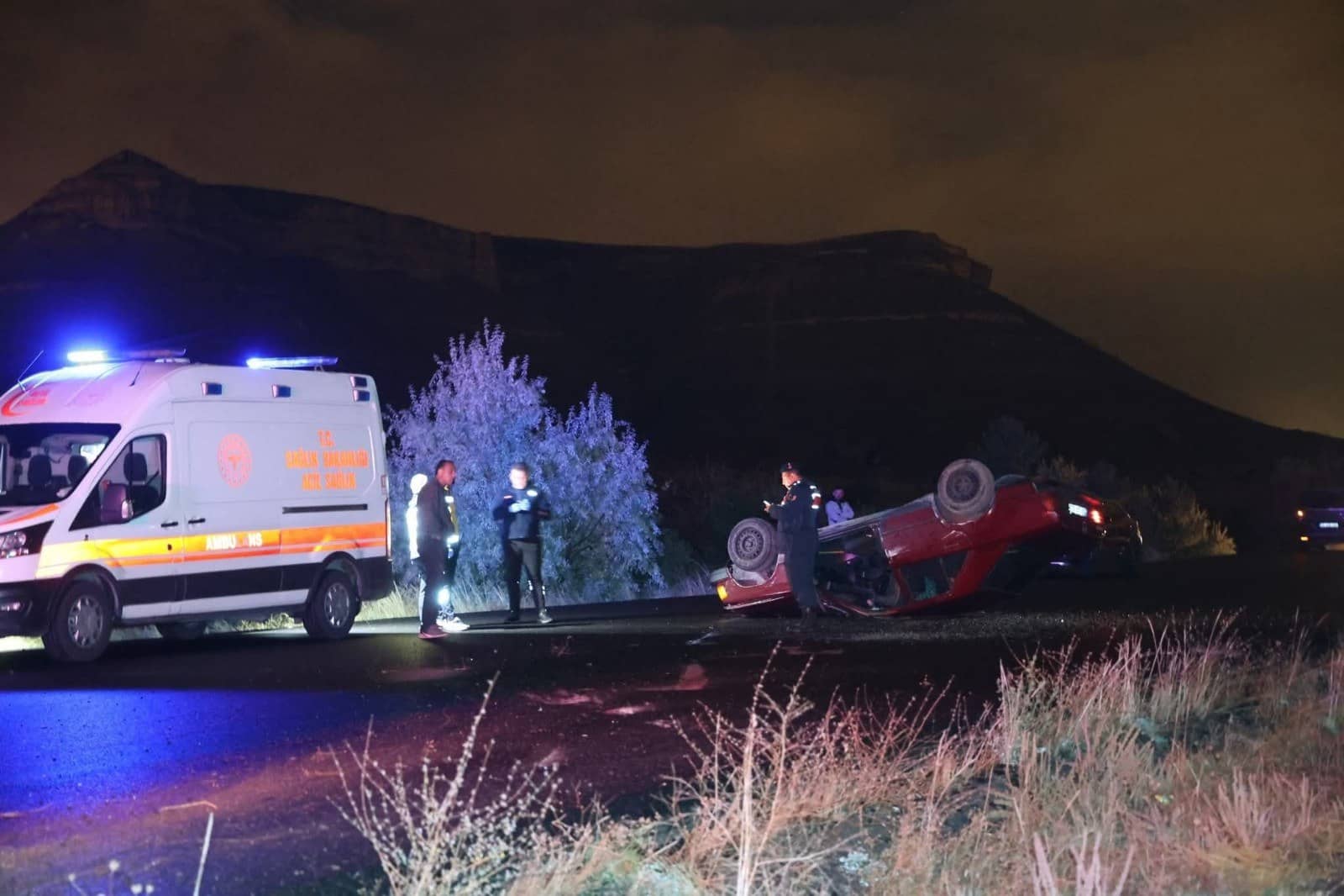 Nevşehir'de Takla Atan Otomobilin Sürücüsü Yaşamını Yitirdi