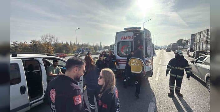 Eskişehir çevreyolundaki kazada 4'ü çocuk 7 kişi yaralandı