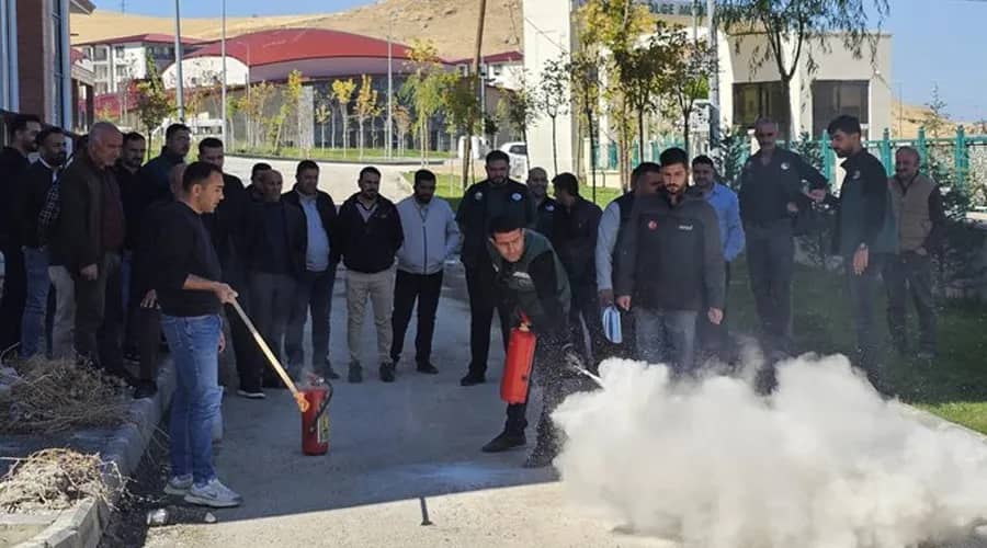 Van'da Devlet Su İşleri Personeline Afet Eğitimi Verildi