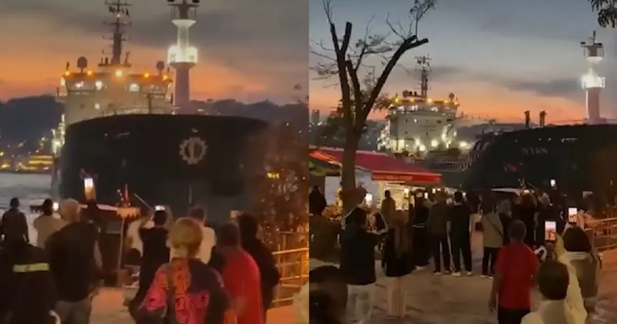 İstanbul Boğazı'nda arızalanan kimyasal tanker güvenli bölgeye çekildi