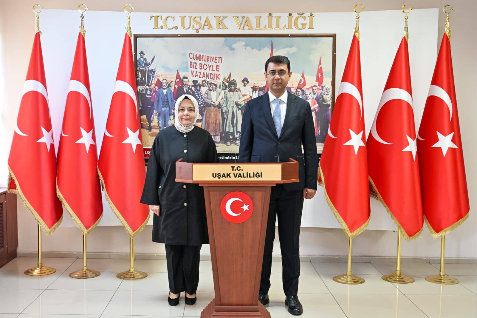Millî Eğitim Bakan Yardımcısı Celile Eren Ökten’den Valiliğe Ziyaret