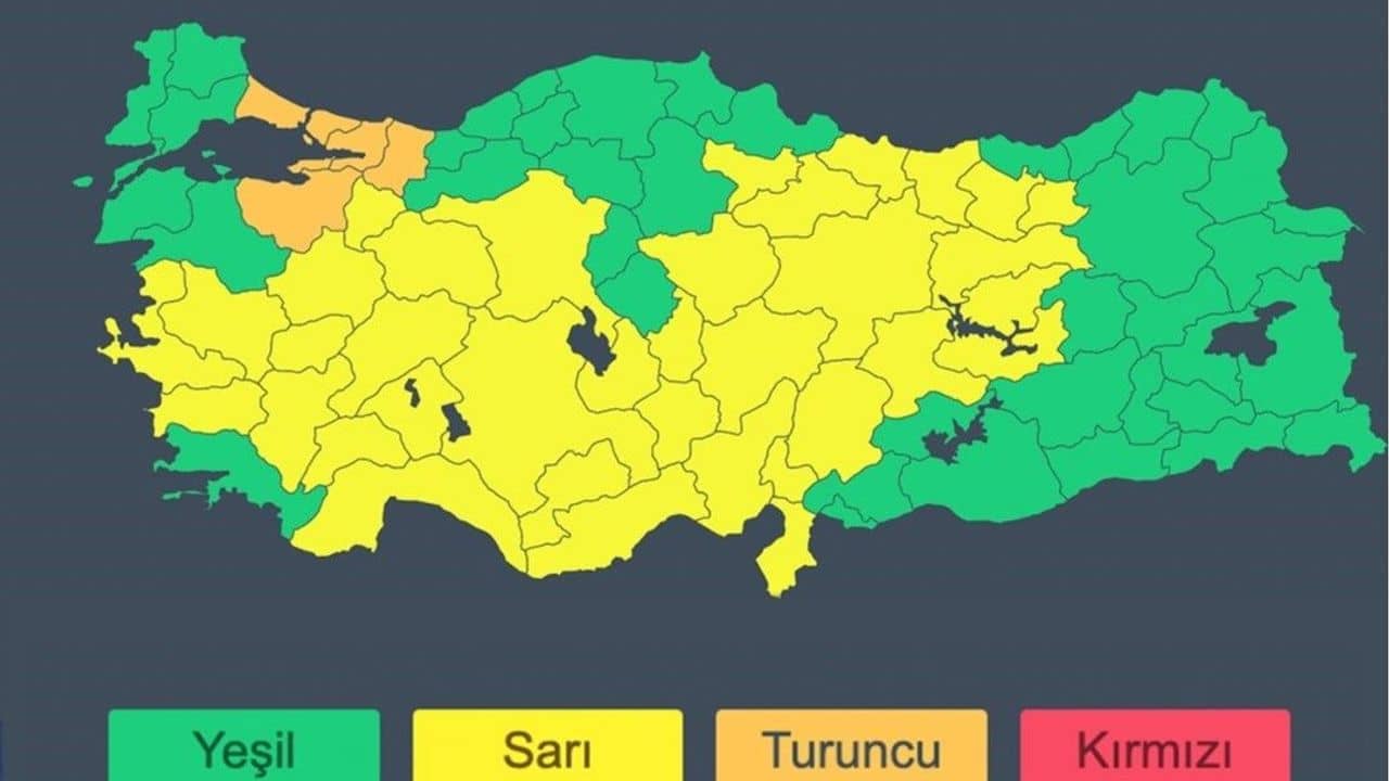 Meteorolojiden Sivas ve çevre iller için kuvvetli yağış uyarısı