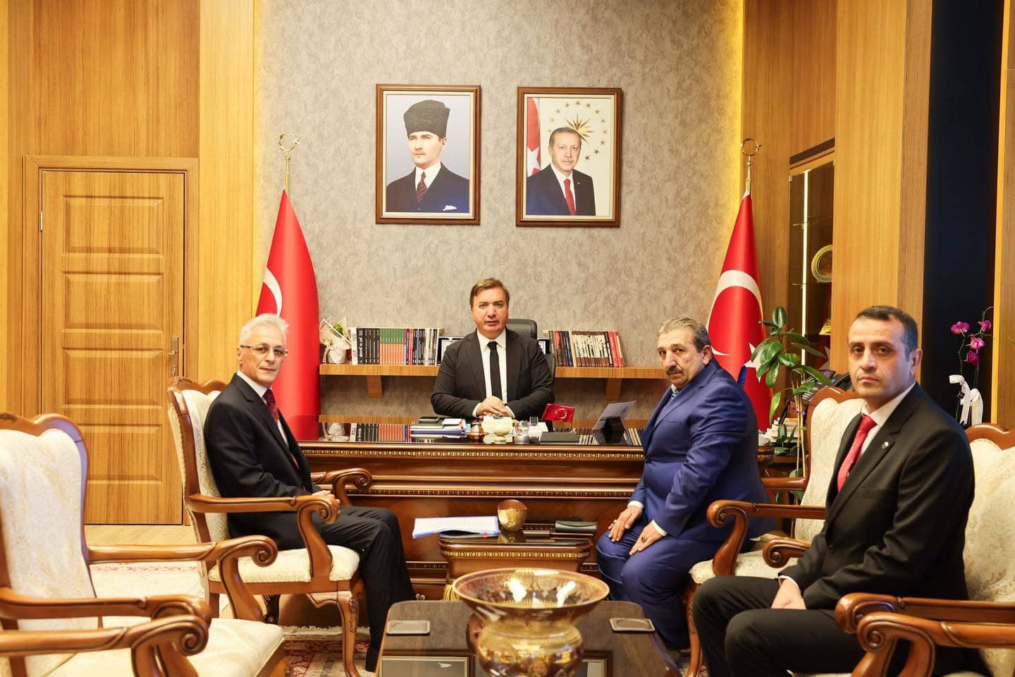 Muhtarlar Günü Münasebetiyle Sayın Valimize Ziyaret -