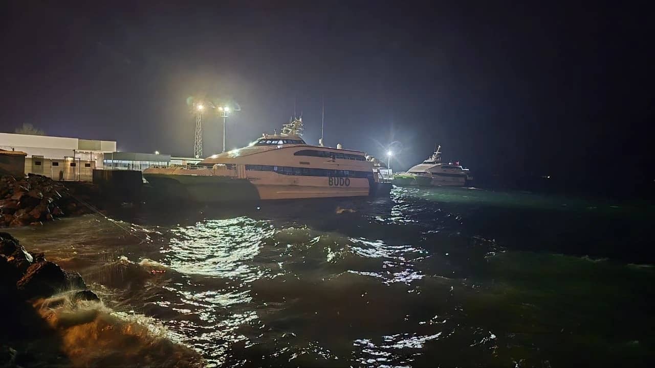 budo olumsuz hava nedeniyle 12 seferini iptal etti