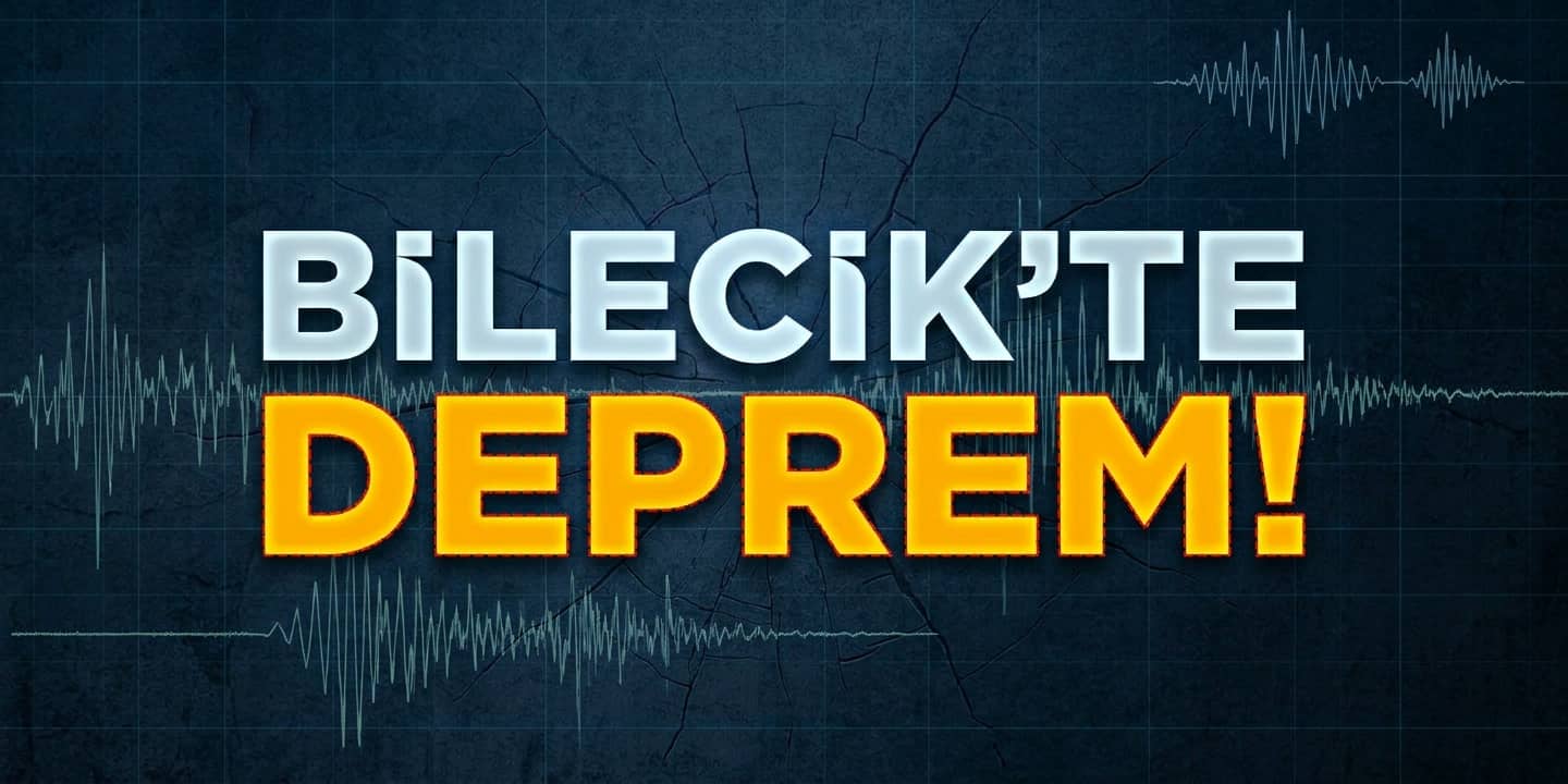 Bilecik'te deprem meydana geldi