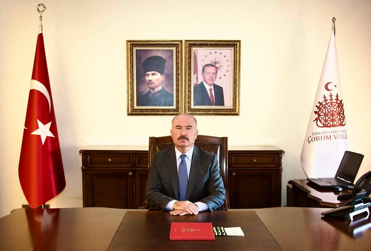 Çorum Valisi Çalgan'dan 29 Ekim Cumhuriyet Bayramı mesajı