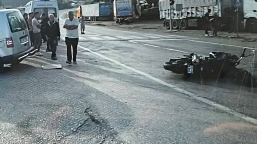 Kilis'te hafif ticari araç ile motosiklet çarpıştı: 1 ölü