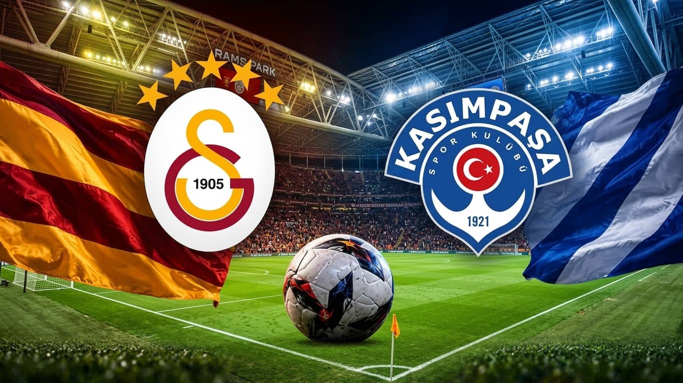 Galatasaray Kasımpaşa'yı ağırlıyor: Maç saat 20.00'de