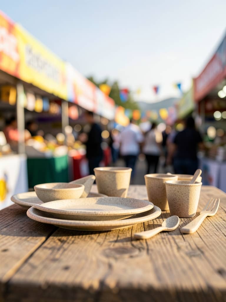 Adana Lezzet Festivali'nde biyoplastik ürünler kullanılıyor